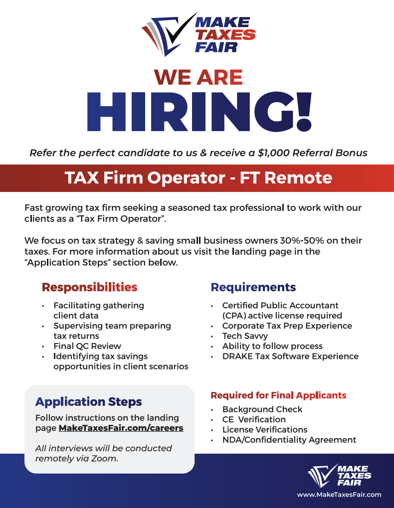 Make Taxes Fair- Tax Firm Operator Graphic-1